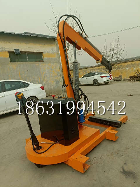 金昌市自卸车厢随车吊 自制轮式四不像起重机 四驱平板吊 5吨 贵盛